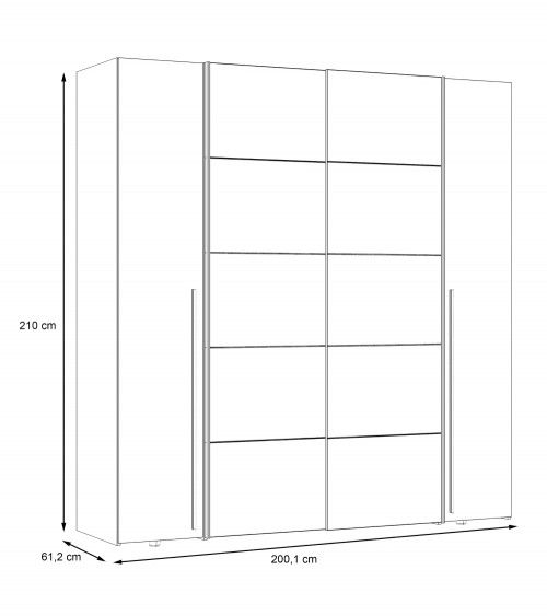 Armario ropero extra grande ARAGON