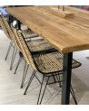 Mesa comedor industrial pata 'U' DERBY