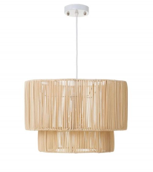 Lámpara de techo TEVA, diseño ratán | Don Tresillo