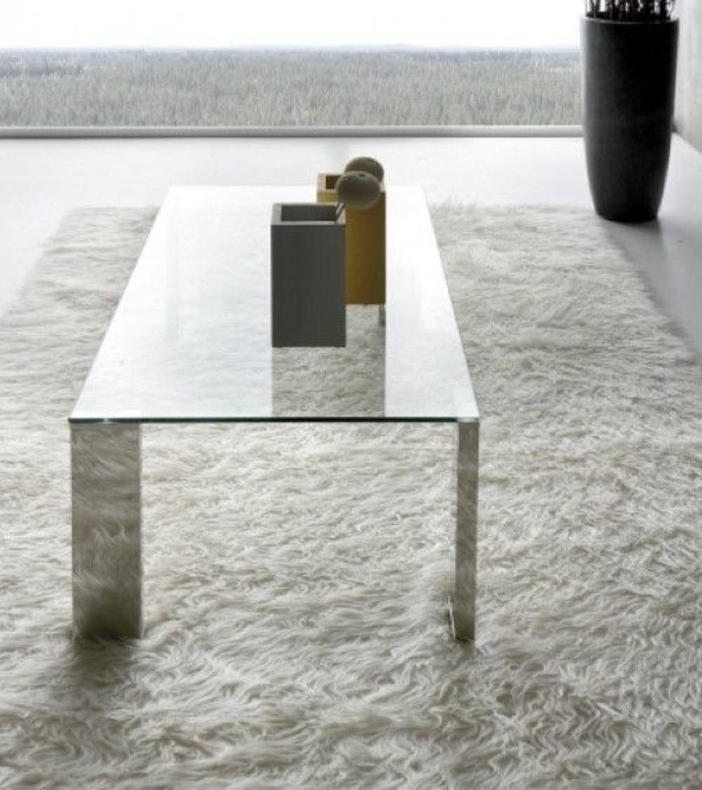 Mesa centro rectangular cristal CANNES