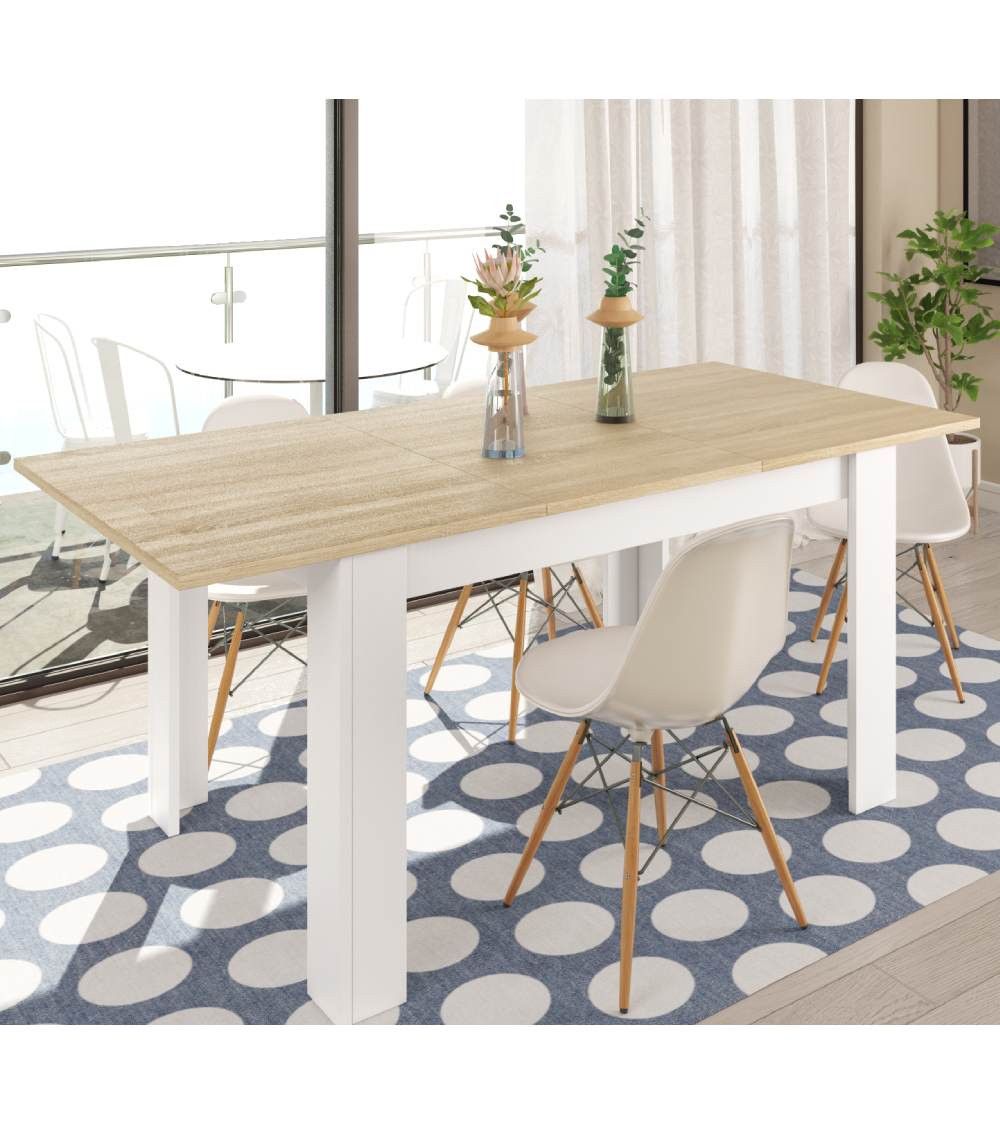 Mesa comedor extensible 140x90 cm KATIA