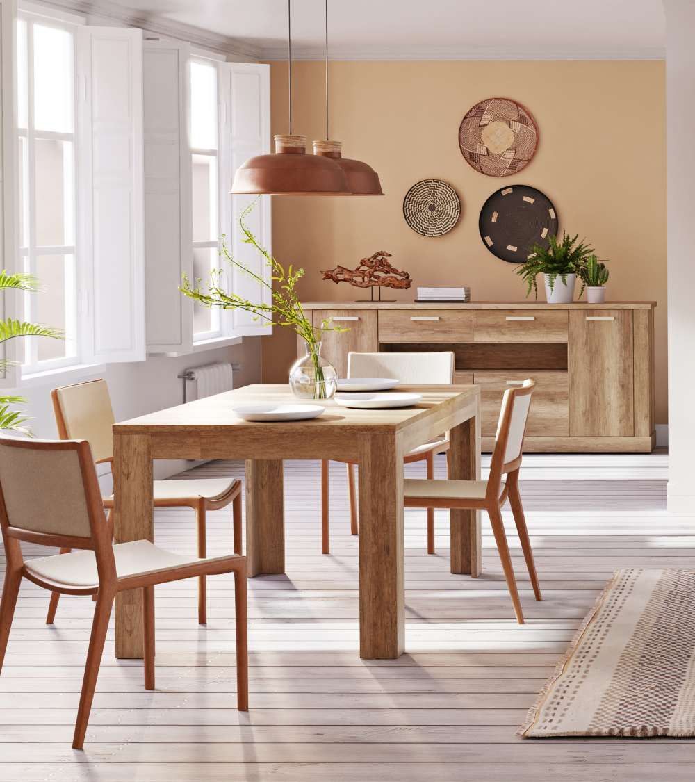 Mesa de comedor extensible YUKON