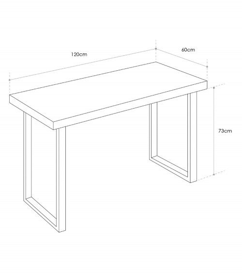Mesa de estudio DAREK - Escritorio auxiliar industrial