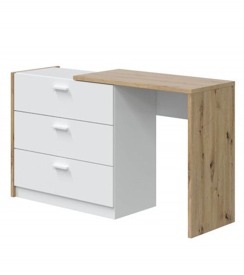 Cómoda 3 cajones con escritorio CORY