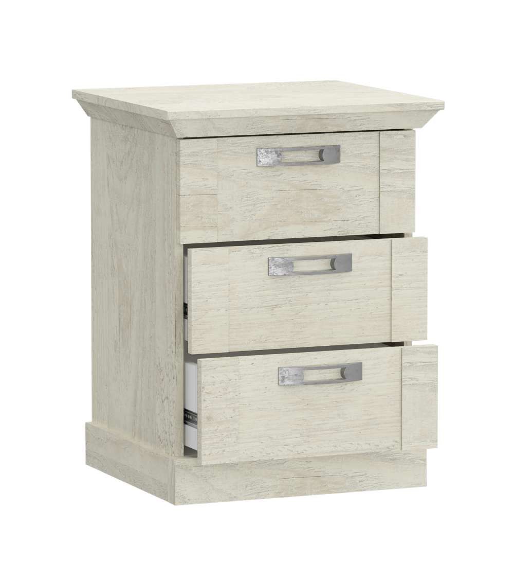 Mesita de noche 3 cajones KAREN