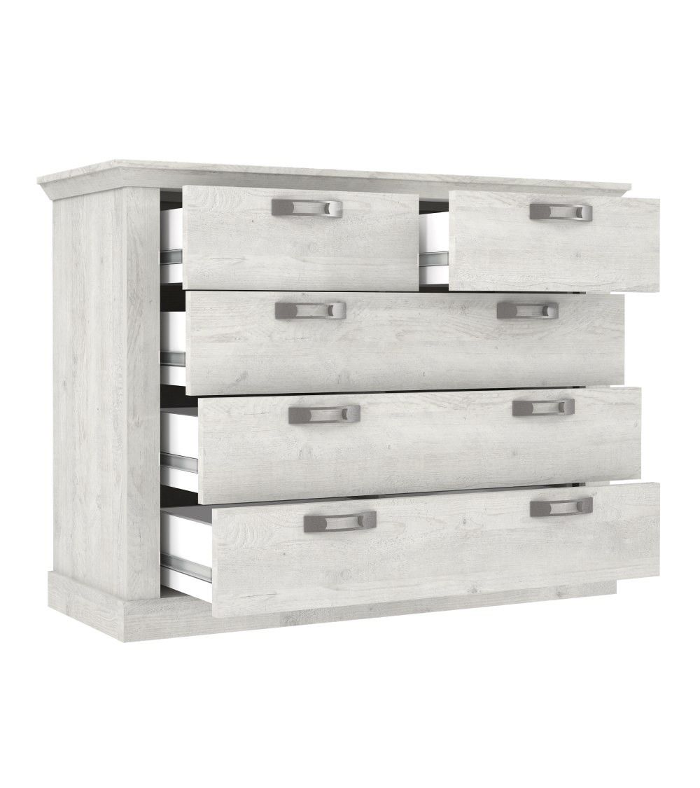 Cómoda 5 cajones dormitorio KAREN