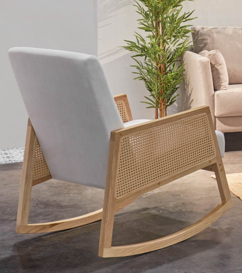 Butaca mecedora ratán SOFIA