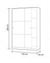 Armario 120 cm puerta corredera AKOS