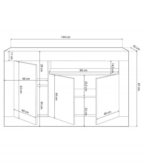 Mueble aparador KENTO