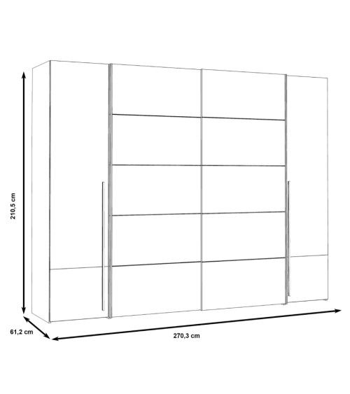 Armario ropero extra grande ARAGON