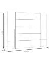 Armario ropero extra grande ARAGON