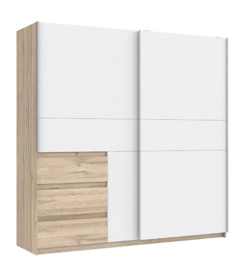 Armario puertas correderas + cajonera COLETTE