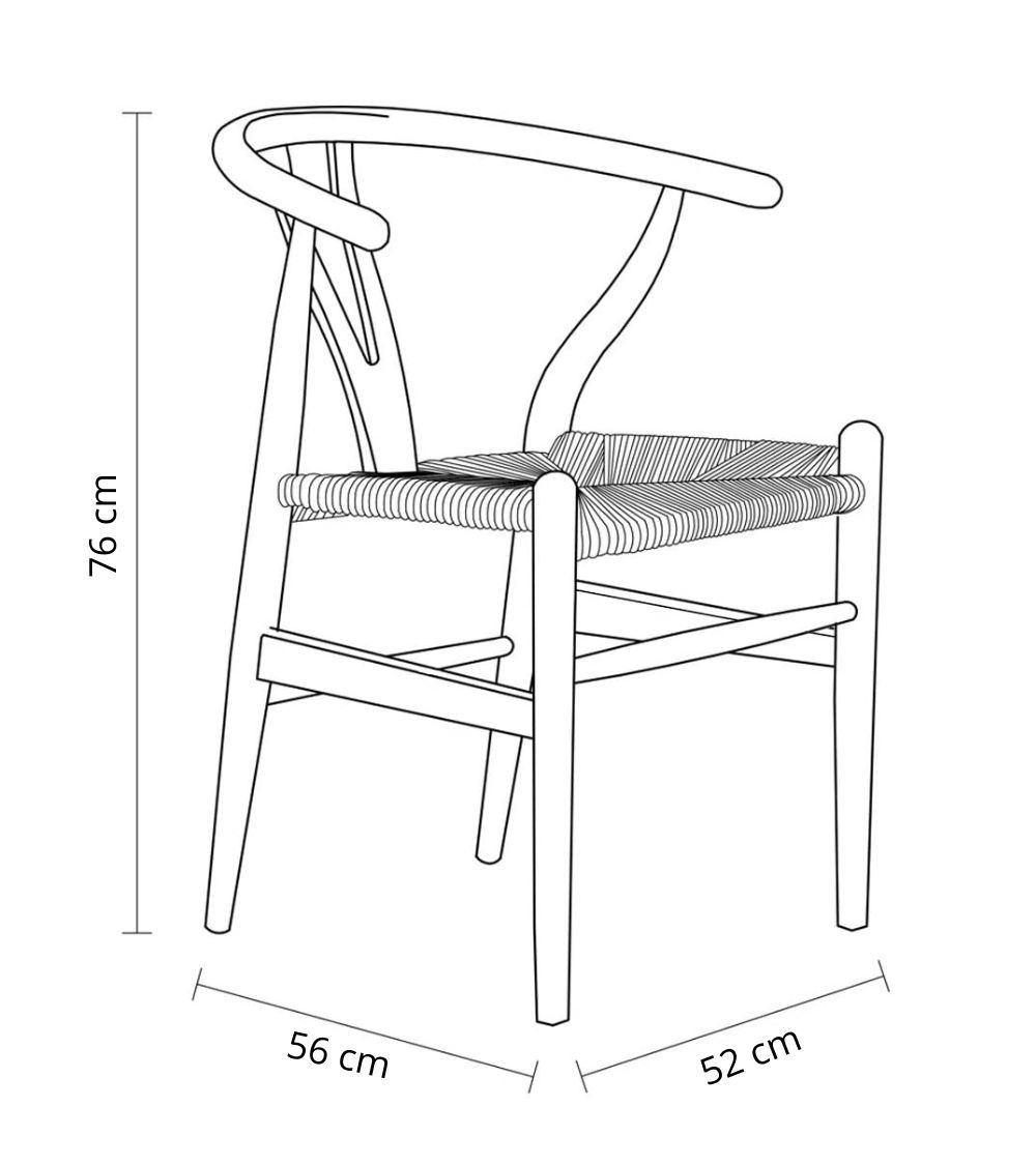 Silla madera diseño envolvente SALMA – Pack 2