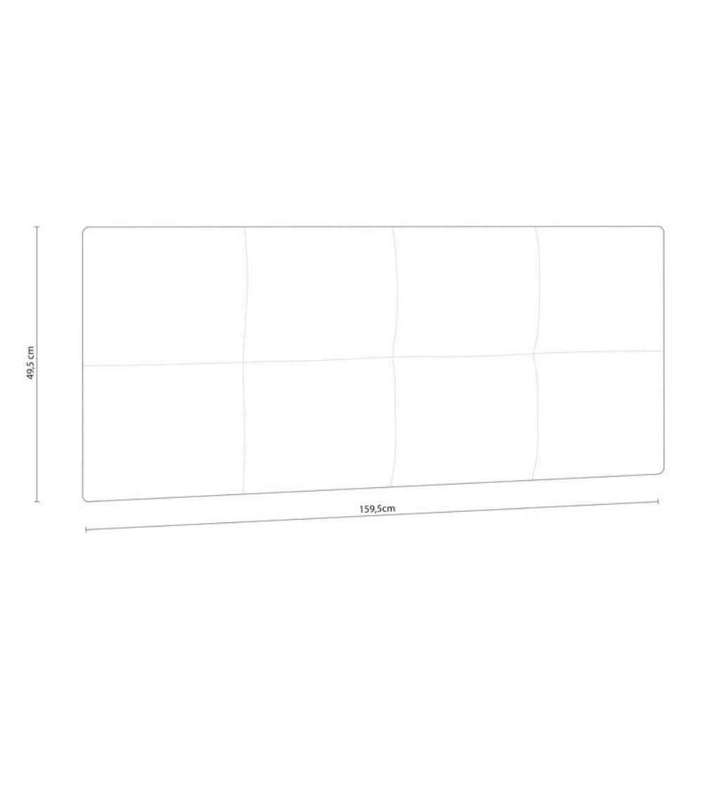 Cabecero de cama polipiel WADE