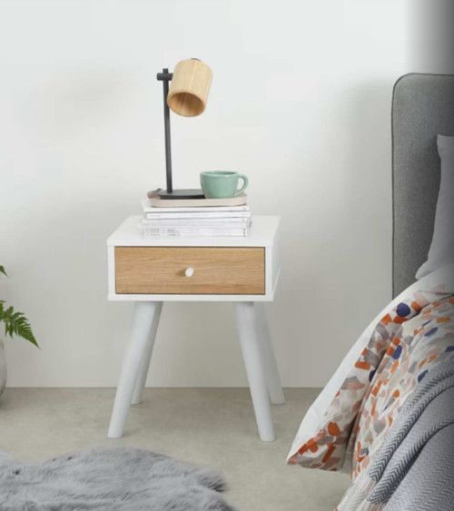 Mesita de noche 1 cajón LEAH