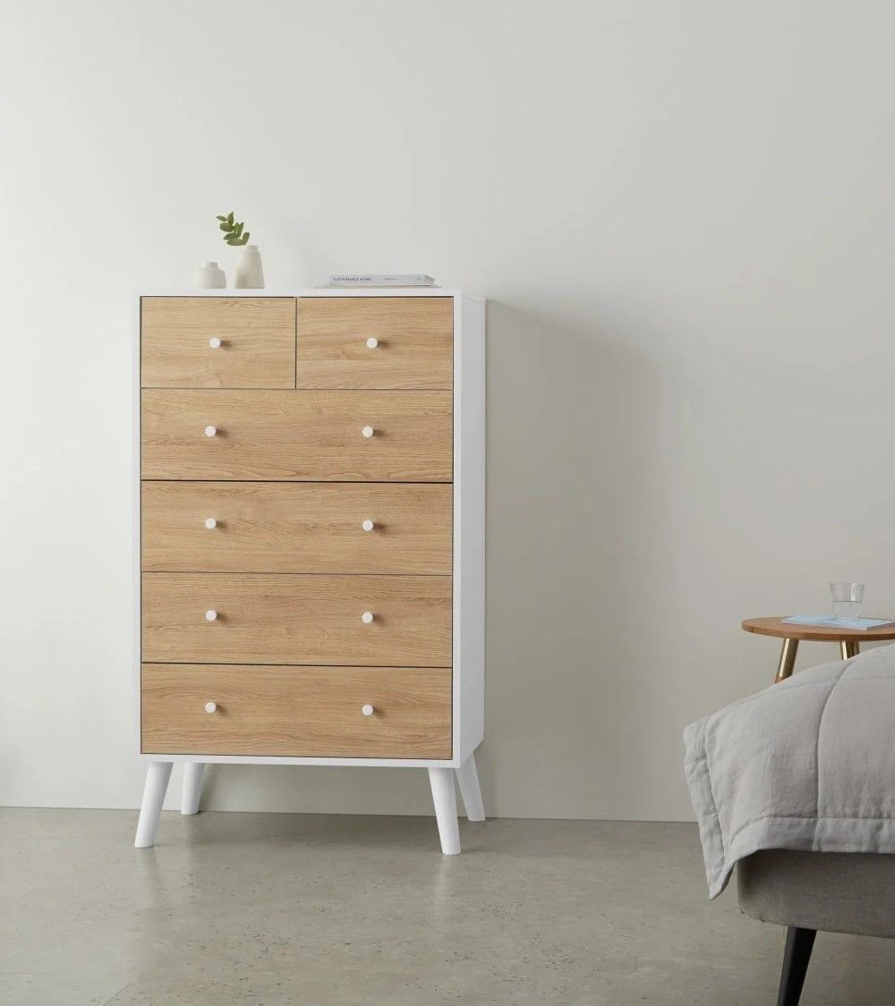 Sinfonier dormitoiro 6 cajones LEAH