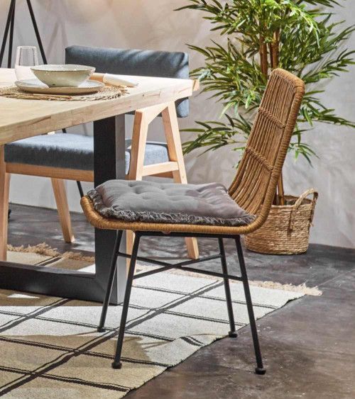 Pack 4 sillas de ratán BANGLI