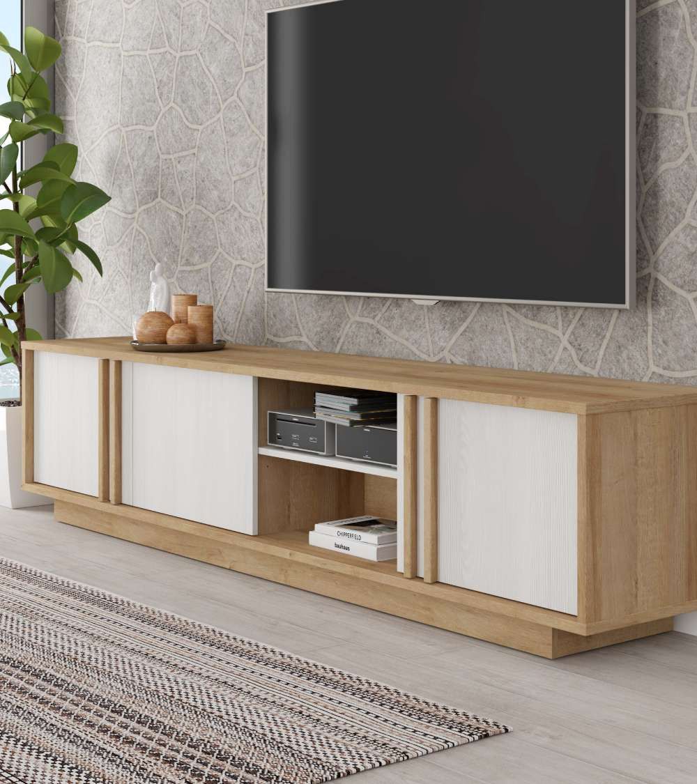 Mueble TV 220 cm SIGRID | Cambia Tus Muebles