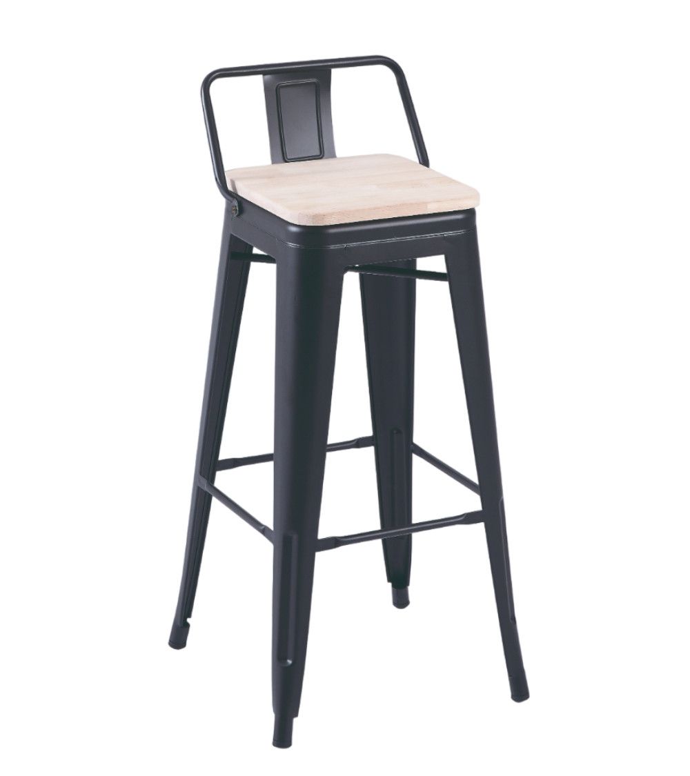 Pack 4 taburetes altos metálicos TOLIX