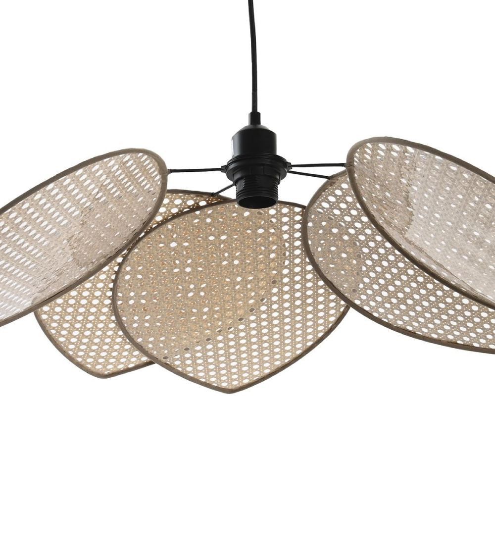 Lámpara de techo ratán tipo flor DAILA