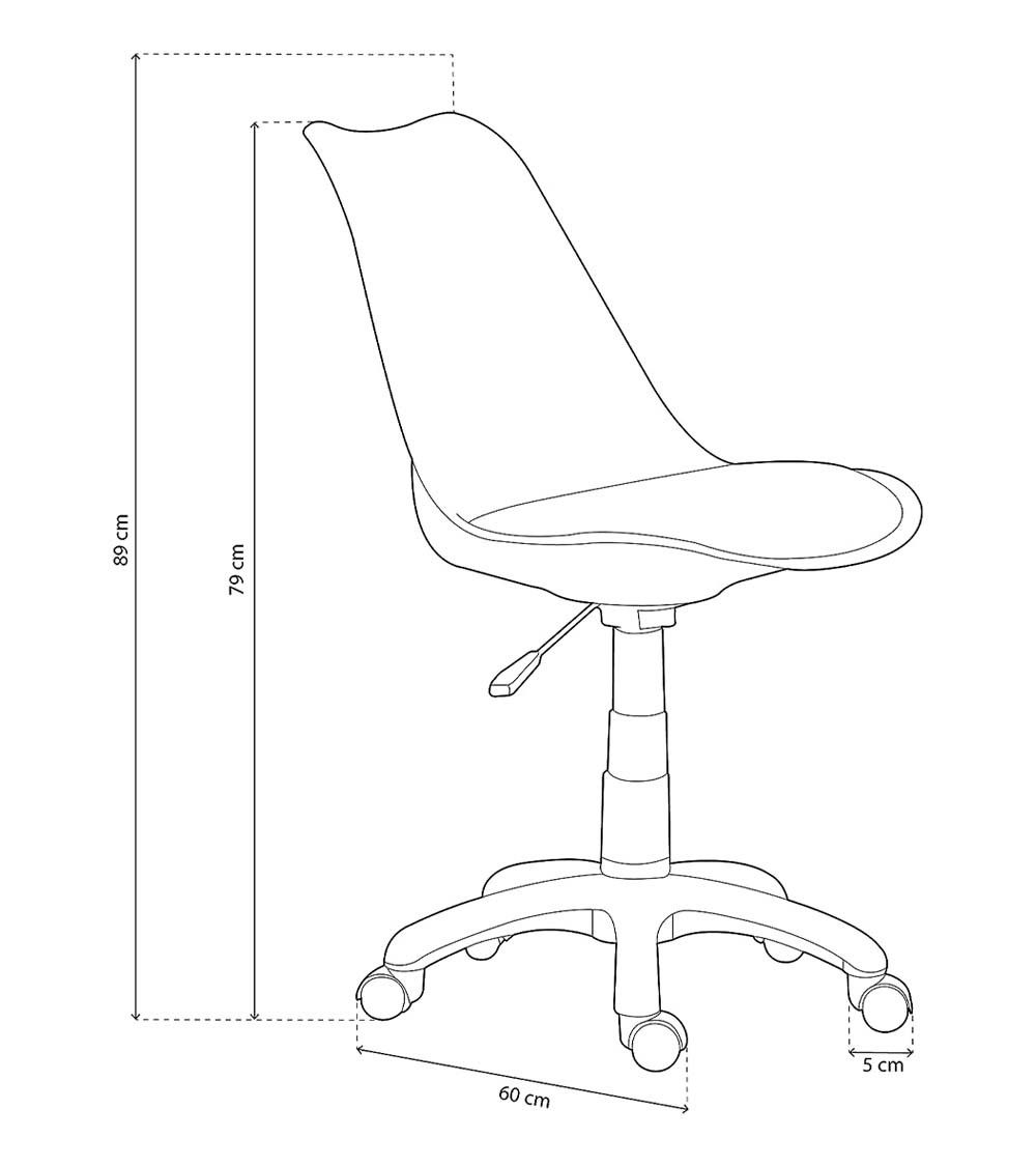 Silla de escritorio juvenil TULIPA