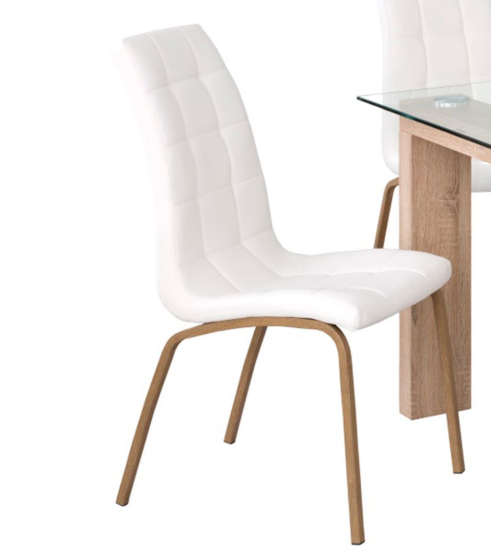 Pack 4 sillas de comedor tapizadas MABEL