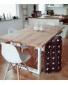 Mesa comedor extensible industrial DAREK
