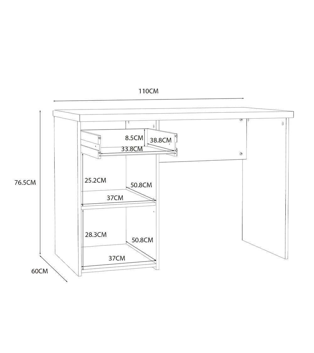 Escritorio barato blanco PAX