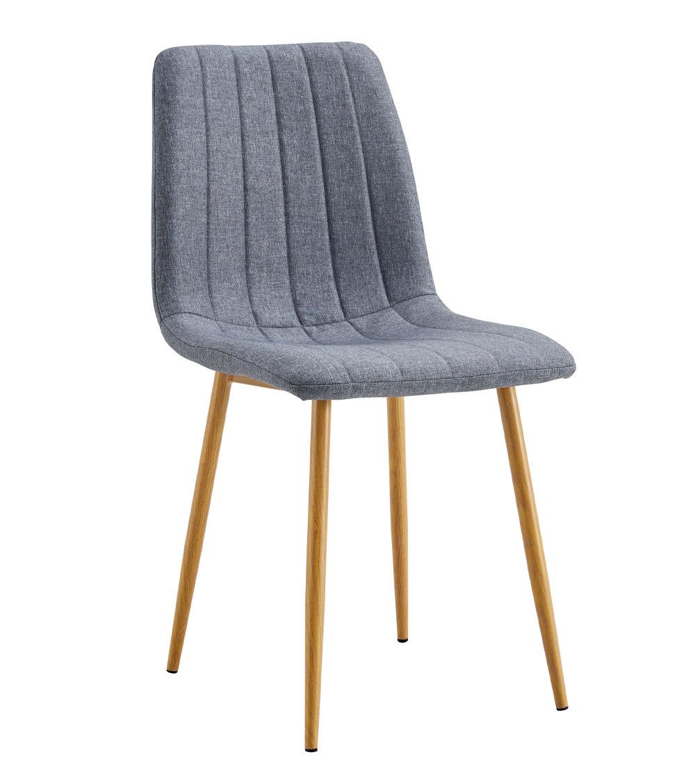 Pack de 4 sillas de comedor tapizadas NADIA