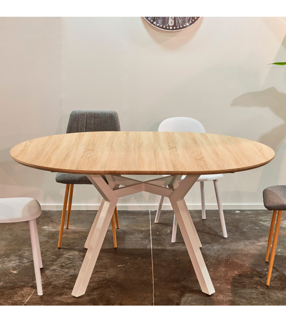 Mesa redonda extensible industrial DEHLI